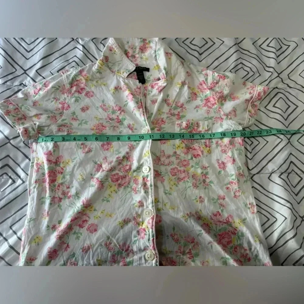 Lauren Ralph Lauren Women’s Pajama Sleep Button Down Top size Large